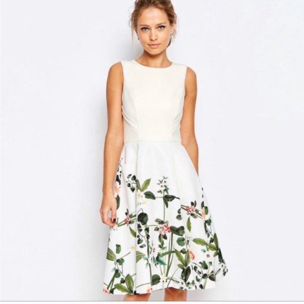 Ted Baker, Karolie Secret Trellis Dress - Picture 2 of 15